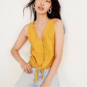 Madewell | Texture & Thread Tie Front Top